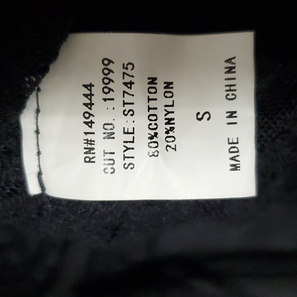 Ember lace sheer duster kimono black small - Picture 7 of 14